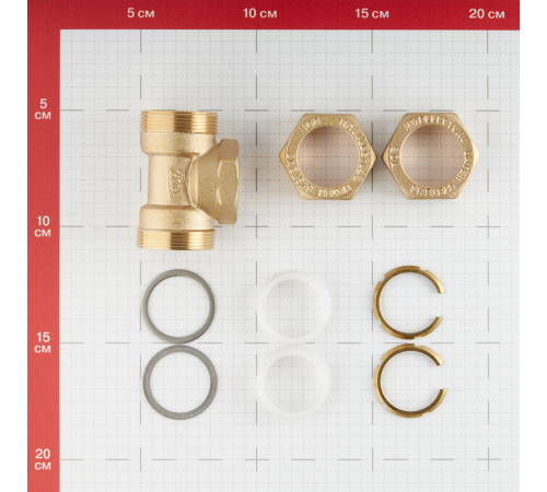 Тройник Stahlmann IWS EasyFix 20 мм х 3/4 ВР(г) х 20 мм для гофрированных труб Тройник Stahlmann IWS EasyFix 20 мм х 3/4 ВР(г) х 20 мм для гофрированных труб