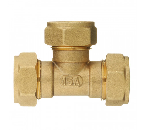 Тройник Stahlmann IWS EasyFix 15 х 15 х 15 мм для гофрированных труб