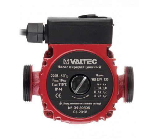 Циркуляционный насос для систем отопления Valtec 25-40 DN25 подъем 4 м 130 мм с гайками (VRS.254.13.0)