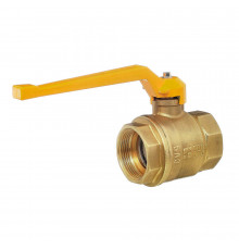 Кран шаровой газовый БАЗ 1/2 ВР(г) х 1/2 ВР(г) ручка (БАЗ.А10.0.15.40)