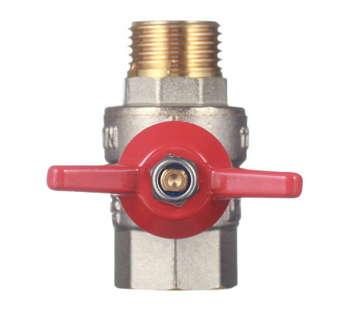 Кран шаровой латунный Valtec Base 1/2 ВР(г) х 1/2 НР(ш) бабочка прямой (VT.218.N.04) Кран шаровой латунный Valtec Base 1/2 ВР(г) х 1/2 НР(ш) бабочка прямой (VT.218.N.04)