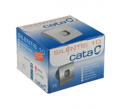 Вентилятор осевой Cata Silentis 10 140х140 мм d100 мм слоновая кость Вентилятор осевой Cata Silentis 10 140х140 мм d100 мм слоновая кость