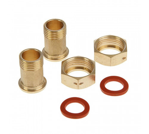 Сгон для счетчика 3/4 ВР(г) х 1/2 НР(ш) (2 шт.)