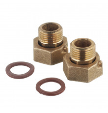 Сгон для счетчика 3/4 ВР(г) х 1/2 НР(ш) (2 шт.)