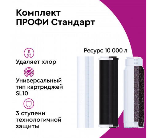 Комплект картриджей для фильтра Барьер Профи Стандарт