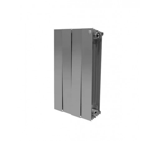 Радиатор биметаллический Royal Thermo Piano Forte 500 мм 4 секции 1' боковое подключение 591х320 мм серый Радиатор биметаллический Royal Thermo Piano Forte 500 мм 4 секции 1' боковое подключение 591х320 мм серый