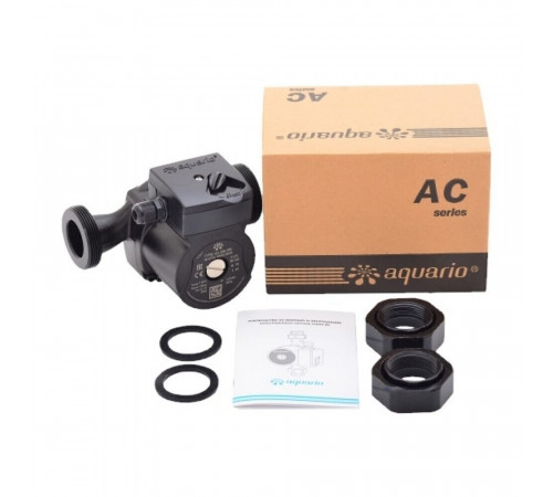 Циркуляционный насос для систем отопления Aquario AC 326-180 DN32 подъем 6 м 180 мм с гайками (5326) Циркуляционный насос для систем отопления Aquario AC 326-180 DN32 подъем 6 м 180 мм с гайками (5326)