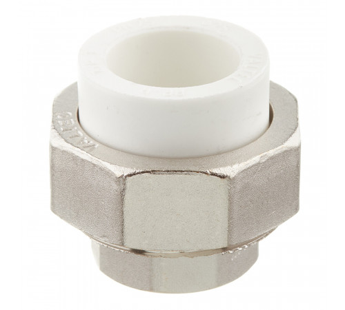 Муфта полипропиленовая Valtec разъемная (американка) 25 мм х 3/4 ВР(г) (VTp.762.0.02505) Муфта полипропиленовая Valtec разъемная (американка) 25 мм х 3/4 ВР(г) (VTp.762.0.02505)