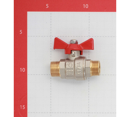 Кран шаровой латунный Valtec Base 1/2 НР(ш) х 1/2 НР(ш) бабочка прямой (VT.219.N.04) Кран шаровой латунный Valtec Base 1/2 НР(ш) х 1/2 НР(ш) бабочка прямой (VT.219.N.04)