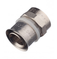 Соединитель прямой VALTEC (VTm.202.N.003206) 32(пресс) х 1 ВР(г)