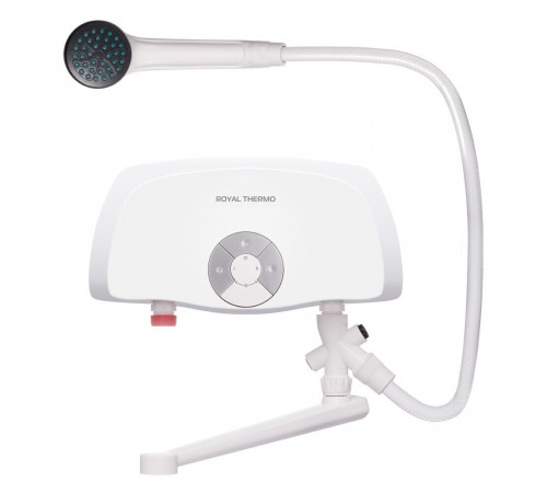 Водонагреватель проточный Royal Thermo Smartfix TS (3,5 kW) душ и кран электрический 3,5 кВт вертикальный
