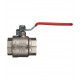 Кран шаровой латунный Valtec Base 1 1/2 ВР(г) х 1 1/2 ВР(г) ручка прямой (VT.214.N.08)