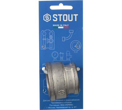 Муфта переходная Stout 1 1/4 ВР(г) х 1 ВР(г) латунная (SFT-0006-001141) Муфта переходная Stout 1 1/4 ВР(г) х 1 ВР(г) латунная (SFT-0006-001141)