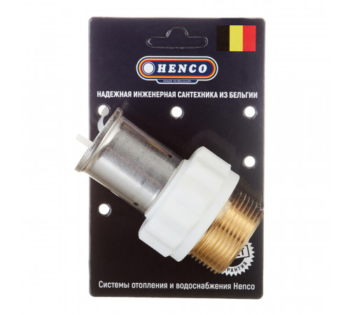 Муфта Henco (17PKW-3207) 32(пресс) х 1 1/4 НР(ш) белая PVDF Муфта Henco (17PKW-3207) 32(пресс) х 1 1/4 НР(ш) белая PVDF