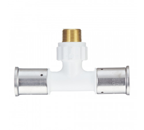 Тройник Henco (14PKW-320532) 32(пресс) х 3/4 НР(ш) х 32(пресс) белый PVDF Тройник Henco (14PKW-320532) 32(пресс) х 3/4 НР(ш) х 32(пресс) белый PVDF