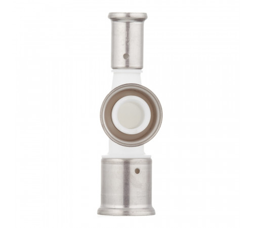 Тройник Henco (11PKW-262616) 26(пресс) х 26(пресс) х 16(пресс) PVDF белый Тройник Henco (11PKW-262616) 26(пресс) х 26(пресс) х 16(пресс) PVDF белый