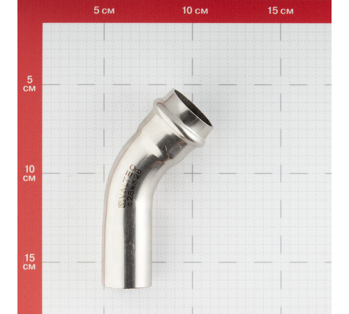 Угол VALTEC (VTi.958.I.002828) 45° 28 мм ВН нержавеющая сталь Угол VALTEC (VTi.958.I.002828) 45° 28 мм ВН нержавеющая сталь