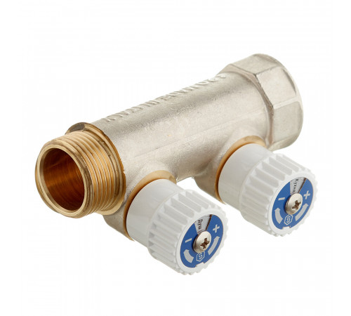 Коллектор Stout 3/4 ВР(г) х 2 выхода 3/4(ЕК) х 3/4 НР(ш) регулирующий (SMB 6851 343402) Коллектор Stout 3/4 ВР(г) х 2 выхода 3/4(ЕК) х 3/4 НР(ш) регулирующий (SMB 6851 343402)