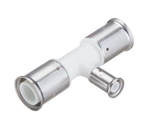 Тройник Henco (10PKW-321632) 32(пресс) х 16(пресс) х 32(пресс) белый PVDF Тройник Henco (10PKW-321632) 32(пресс) х 16(пресс) х 32(пресс) белый PVDF
