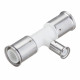 Тройник Henco (10PKW-321632) 32(пресс) х 16(пресс) х 32(пресс) белый PVDF