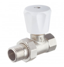 Клапан регулирующий Valtec 1/2 НР(ш) х 1/2 ВР(г) для радиатора (VT.008.LN.04)