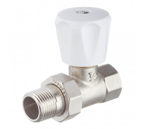 Клапан регулирующий Valtec 1/2 НР(ш) х 1/2 ВР(г) для радиатора (VT.008.LN.04)
