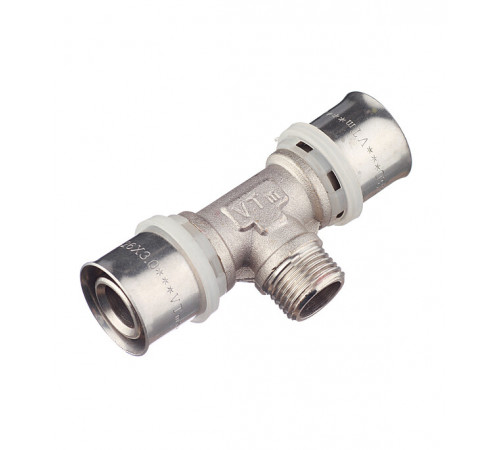 Тройник VALTEC (VTm.233.N.260426) 26(пресс) х 1/2 НР(ш) х 26(пресс) Тройник VALTEC (VTm.233.N.260426) 26(пресс) х 1/2 НР(ш) х 26(пресс)