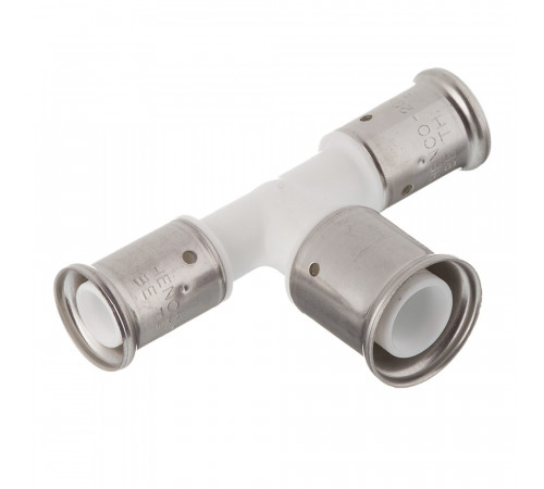 Тройник Henco (12PKW-202620) 20(пресс) х 26(пресс) х 20(пресс) PVDF белый Тройник Henco (12PKW-202620) 20(пресс) х 26(пресс) х 20(пресс) PVDF белый