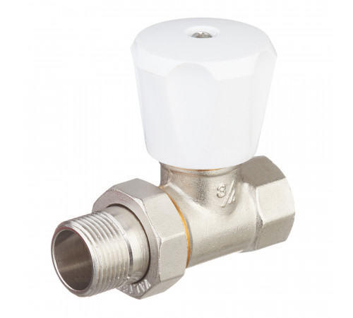 Клапан регулирующий Valtec 3/4 НР(ш) х 3/4 ВР(г) для радиатора (VT.008.LN.05) Клапан регулирующий Valtec 3/4 НР(ш) х 3/4 ВР(г) для радиатора (VT.008.LN.05)
