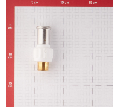 Муфта Henco (17PKW-1604) 16(пресс) х 1/2 НР(ш) PVDF белая Муфта Henco (17PKW-1604) 16(пресс) х 1/2 НР(ш) PVDF белая