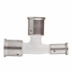 Тройник Henco (11PKW-262616) 26(пресс) х 26(пресс) х 16(пресс) PVDF белый