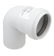 Отвод Pro Aqua Stilte Plus d58 мм 87,5° пластиковый шумопоглощающий для внутренней канализации