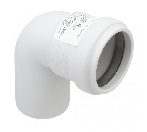 Отвод Pro Aqua Stilte Plus d58 мм 87,5° пластиковый шумопоглощающий для внутренней канализации Отвод Pro Aqua Stilte Plus d58 мм 87,5° пластиковый шумопоглощающий для внутренней канализации