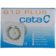 Вентилятор осевой Cata B-12 Plus 170х170 мм d120 мм слоновая кость