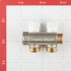 Коллектор Stout 3/4 ВР(г) х 2 выхода 3/4(ЕК) х 3/4 НР(ш) регулирующий (SMB 6851 343402)