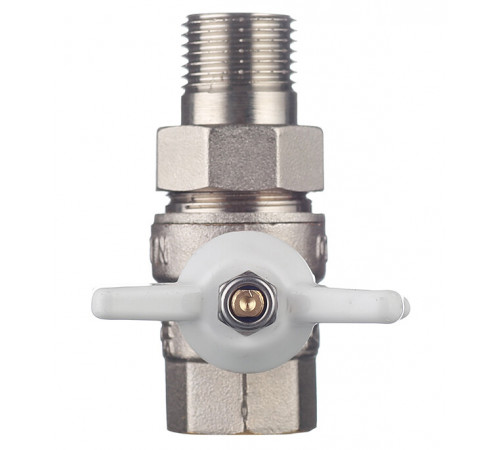 Кран шаровой латунный Valtec Base 1/2 ВР(г) х 1/2 НР(ш) бабочка с полусгоном прямой (VT.227.NW.04) Кран шаровой латунный Valtec Base 1/2 ВР(г) х 1/2 НР(ш) бабочка с полусгоном прямой (VT.227.NW.04)