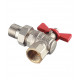 Кран шаровой латунный Valtec Base 1/2 ВР(г) х 1/2 НР(ш) бабочка с полусгоном угловой (VT.228.N.04)