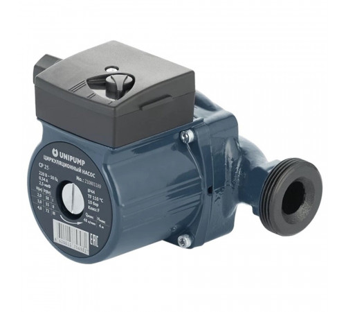 Циркуляционный насос для систем отопления UNIPUMP CP 25-40 DN25 подъем 4 м 180 мм с гайками (67353) Циркуляционный насос для систем отопления UNIPUMP CP 25-40 DN25 подъем 4 м 180 мм с гайками (67353)