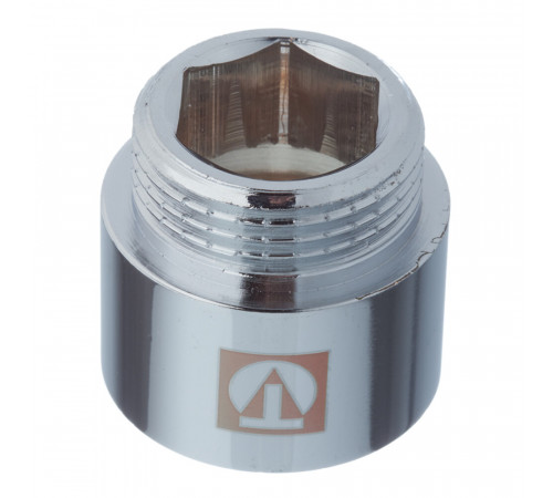 Удлинитель Valtec 25 мм х 1 ВР(г) х 1 НР(ш) хром латунный (VTr.198.C.0625)