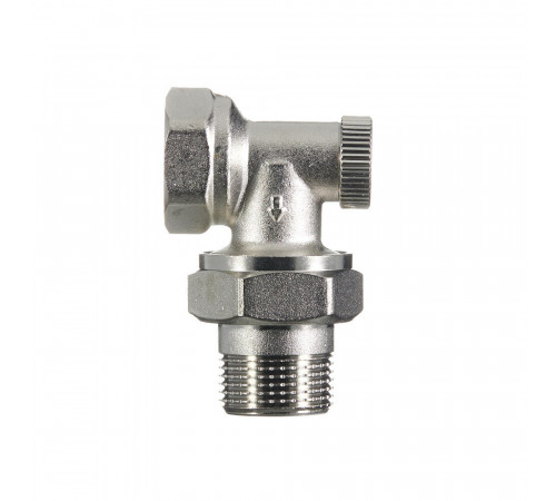Клапан запорный угловой Arrowhead Element 3/4 НР(ш) х 3/4 ВР(г) для радиатора (215133) Клапан запорный угловой Arrowhead Element 3/4 НР(ш) х 3/4 ВР(г) для радиатора (215133)
