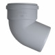 Отвод Pro Aqua Stilte Plus d110 мм 67° пластиковый шумопоглощающий для внутренней канализации