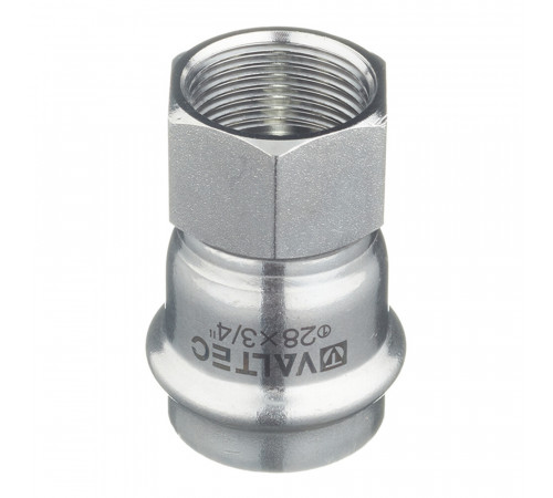 Соединитель VALTEC (VTi.902.I.002805) 28 мм х 3/4 ВР(г) нержавеющая сталь Соединитель VALTEC (VTi.902.I.002805) 28 мм х 3/4 ВР(г) нержавеющая сталь