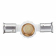 Тройник Henco (13PKW-200520) 20(пресс) х 3/4 ВР(г) х 20(пресс) белый PVDF