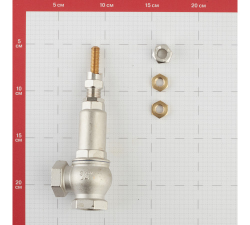 Клапан предохранительный регулируемый Valtec 3/4 ВР(г) (VT.1831.N.05) Клапан предохранительный регулируемый Valtec 3/4 ВР(г) (VT.1831.N.05)