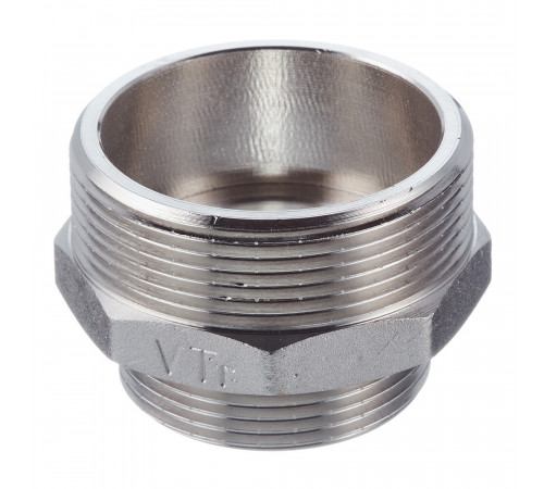 Ниппель переходной Valtec 2 НР(ш) х 1 1/2 НР(ш) латунный (VTr.580.N.0908) Ниппель переходной Valtec 2 НР(ш) х 1 1/2 НР(ш) латунный (VTr.580.N.0908)