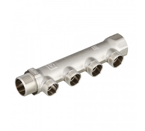 Коллектор Valtec 3/4 ВР(г) х 4 выхода 1/2 НР(ш) х 3/4 НР(ш) (VTc.500.N.0504) Коллектор Valtec 3/4 ВР(г) х 4 выхода 1/2 НР(ш) х 3/4 НР(ш) (VTc.500.N.0504)