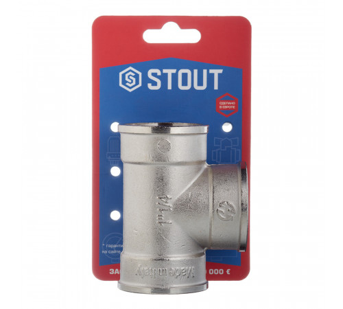 Тройник Stout 1 1/4 ВР(г) х 1 1/4 ВР(г) х 1 1/4 ВР(г) латунный (SFT-0020-000114) Тройник Stout 1 1/4 ВР(г) х 1 1/4 ВР(г) х 1 1/4 ВР(г) латунный (SFT-0020-000114)