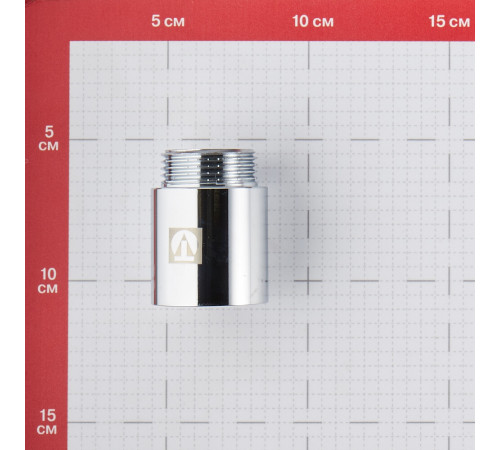 Удлинитель Valtec 40 мм х 1 ВР(г) х 1 НР(ш) хром латунный (VTr.198.C.0640)