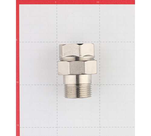 Американка прямая Valtec 1 ВР(г) х 1 НР(ш) латунная (VTr.341.N.0006)