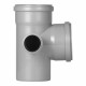 Крестовина Ostendorf HTEDL d110х110х50 мм 87° пластиковая для внутренней канализации (115950)